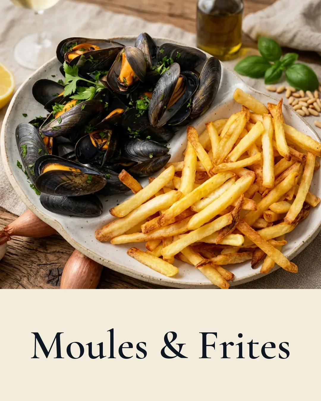 Moules, frites