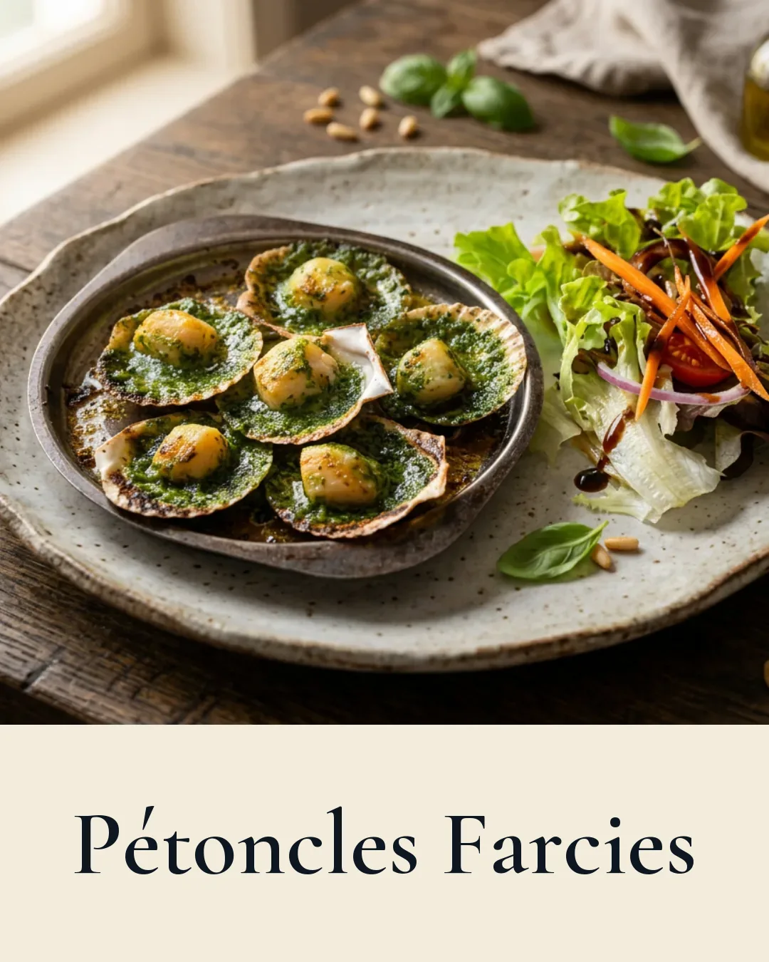 Pétoncles farcies