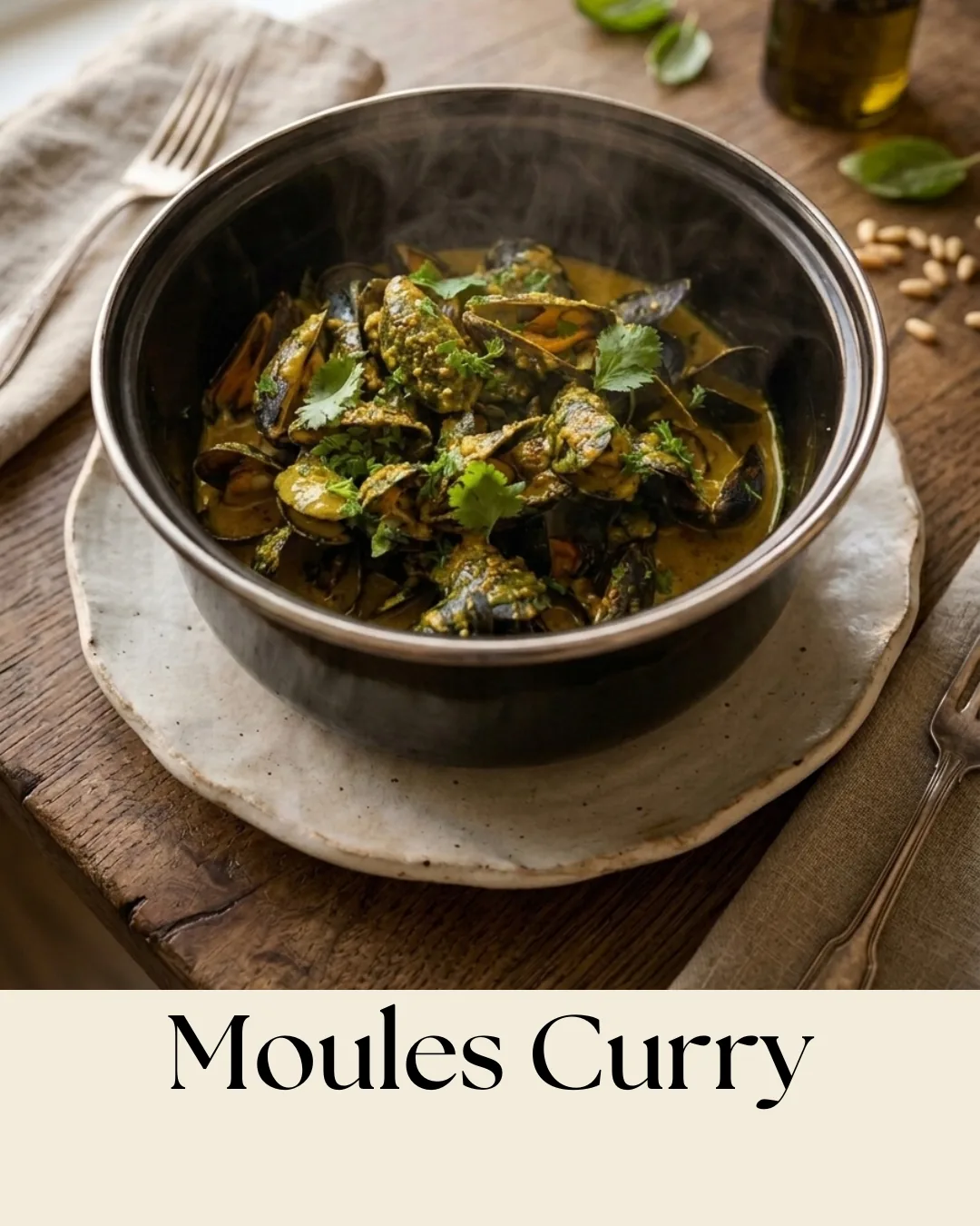 Moules Curry